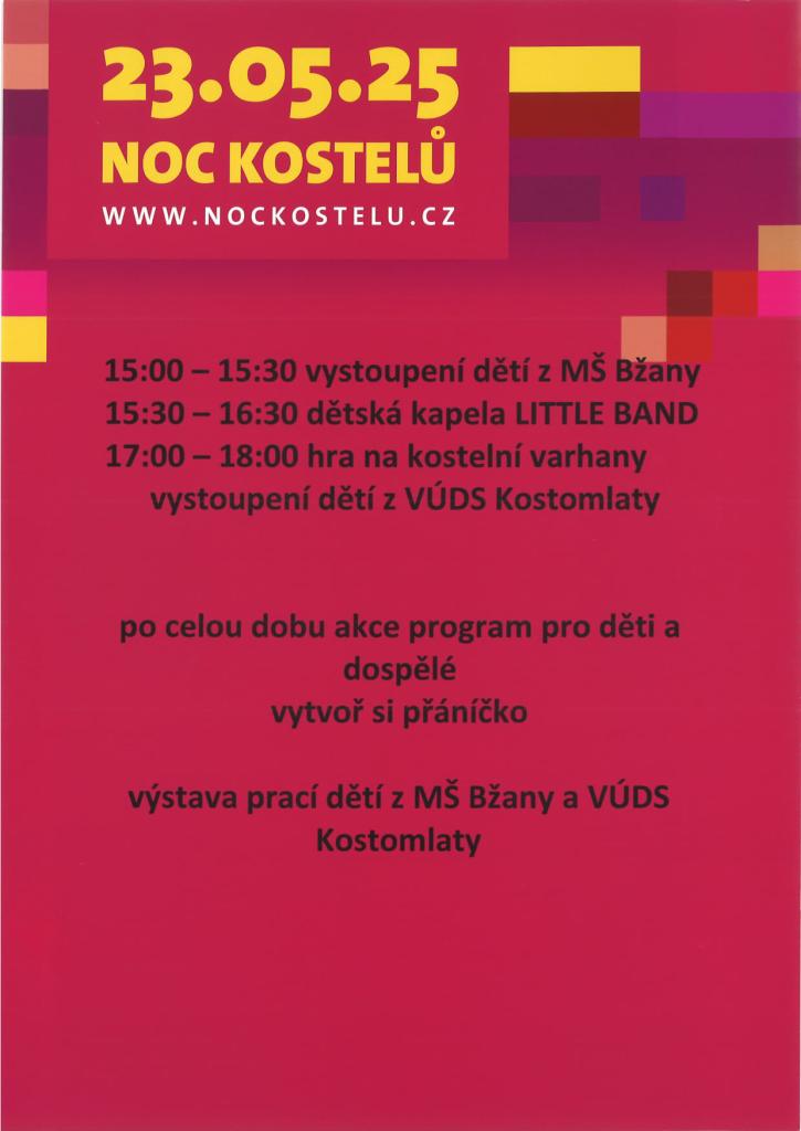 noc kostelů